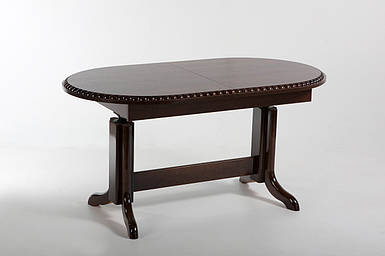 Універсальний розсувний стіл «Нью-Делі» для кухні або вітальні, колір "Горіх темний", Biformer