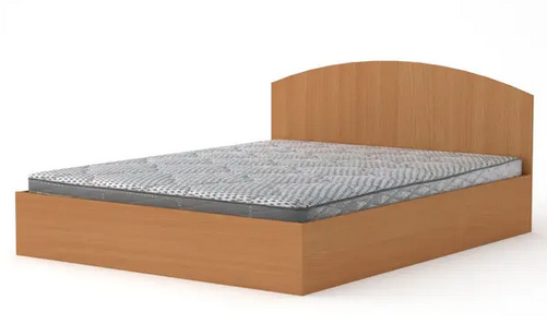 Двоспальне ліжко — 160 Компанітлдсп із узголів'ям дсп бук