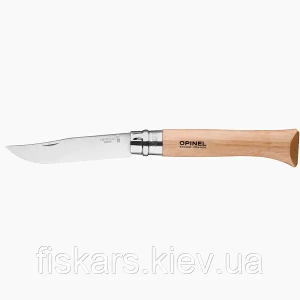 Ніж із серрейтором Opinel Inox Natural №12 VRI (002441)