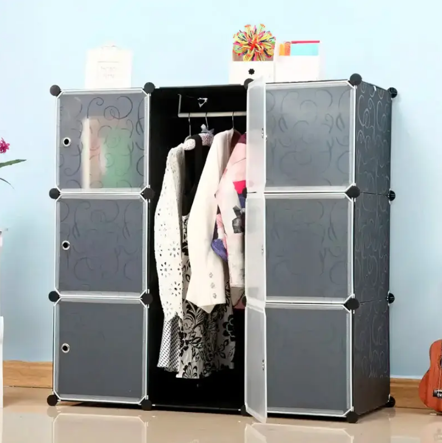 Складна пластикова шафа Storage Cube Cabinet органайзер для речей