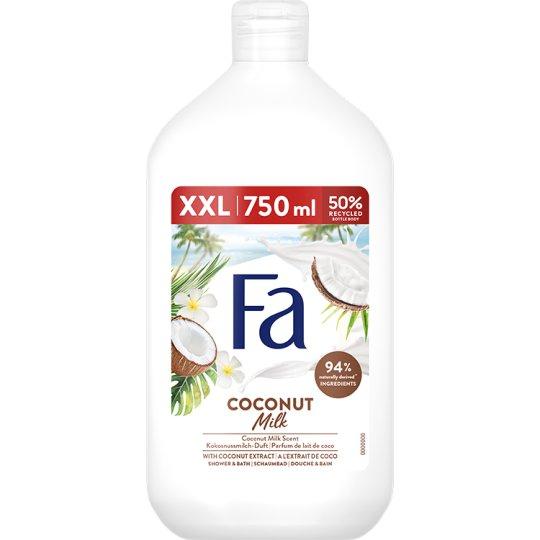 Гель для душу Fa "Coconut Milk. Кокосове молоко" (750мл.)