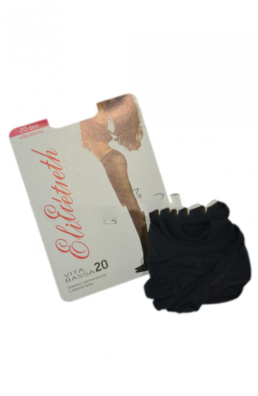 Колготки Elizabeth 20 den Vita Bassa Nero р.2 (00117), шт. Арт.41495