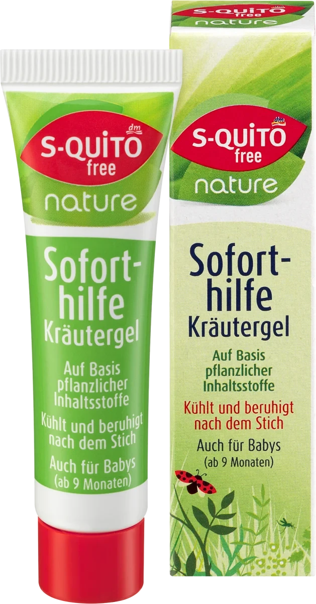 Дитячий захисний гель після укусів комах S-quito free Soforthilfe nature​, 15 мл