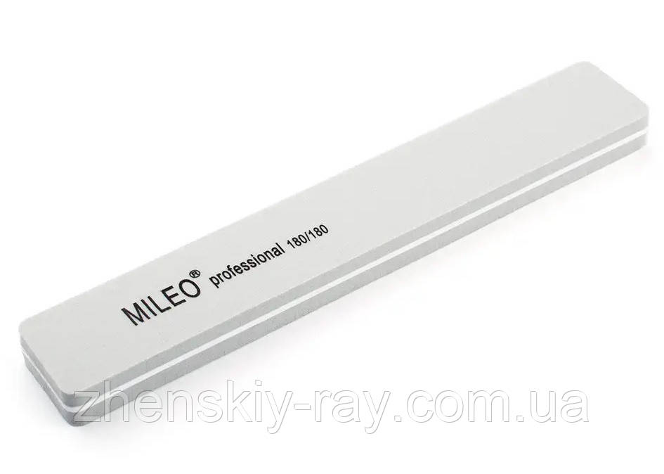 Пилка-шліфувальник для нігтів Mileo 180/180