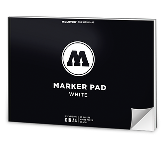 Скетчбук Molotow Marker Pad White DIN A4 297x210мм (М'яка обкладинка)