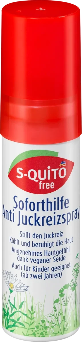 Спрей проти сверблячки після укусів S-quito free Anti Juckreizspray Soforthilfe, 15 мл