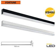 Підвісний лед світильник світлодіодний офісний лінійний 40Вт 4200 Lm LED 4000K 1200 мм Чорний, фото 3