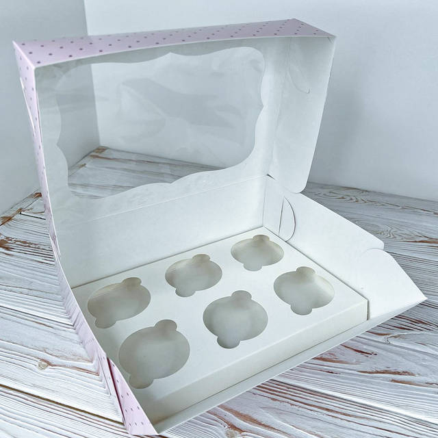 100 шт* / ·· ОПТ - Ящик / Коробка для 6-ти / 250х170х90 мм (с