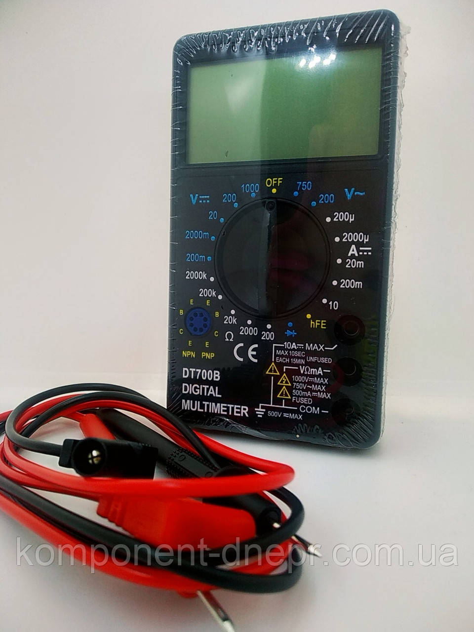 Цифровий мультиметр DT700B з великим дисплеєм, Tcom-Digital