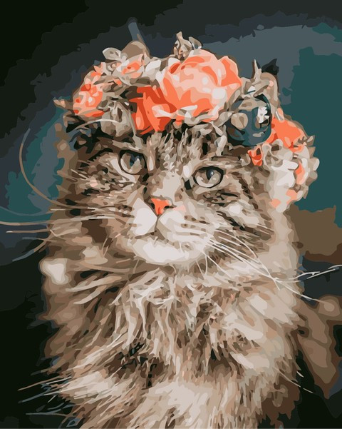 Картини по номерам 40х50 см. Babylon Ніжна красуня (VP 1435)