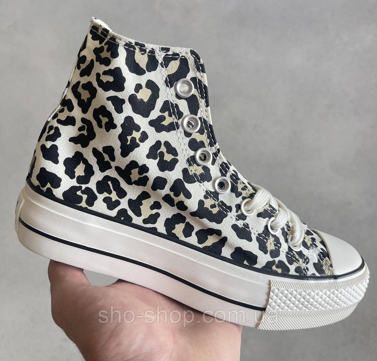Кроссовки Converse Leopard