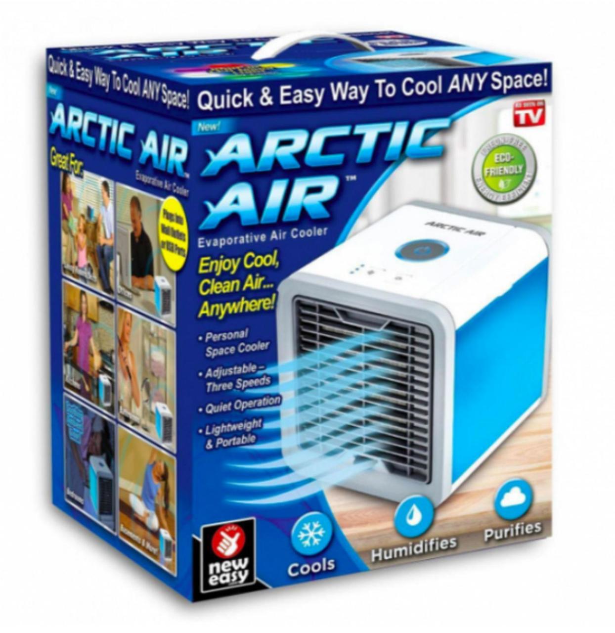 Мобільний кондиціонер 4в1 Rovus Arctic Air з підсвічуванням