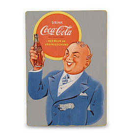 Дерев'яний Постер Coca Cola Drink