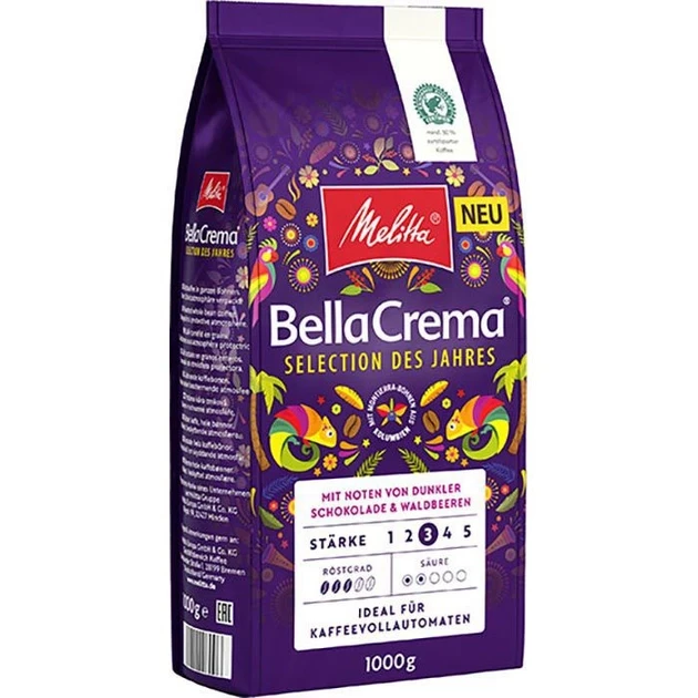 Кава в зернах Melitta BellaCrema® Selection des Jahres, 1кг