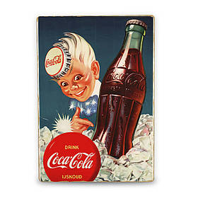 Дерев'яний Постер Coca Cola