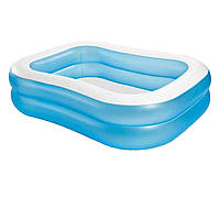 Дитячий надувний басейн Intex 57180 «Сімейний» ванна інтекс 203 х 152 х 48 см 540 л для дітей