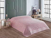 Махрове простирадло - покривало Gulcan Lovely pink 200x220 - бавовна Туреччина