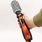 Фен-стайлер Gemei GM 4828 + Подарунок Кушон Images Moisture Beauty Cream / Фен-щітка для укладання волосся, фото 8