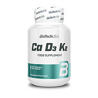 Вітаміни та мінерали Ca-D3-K2 BioTechUSA 90 caps