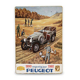 Дерев'яний Постер Car Peugeot 3
