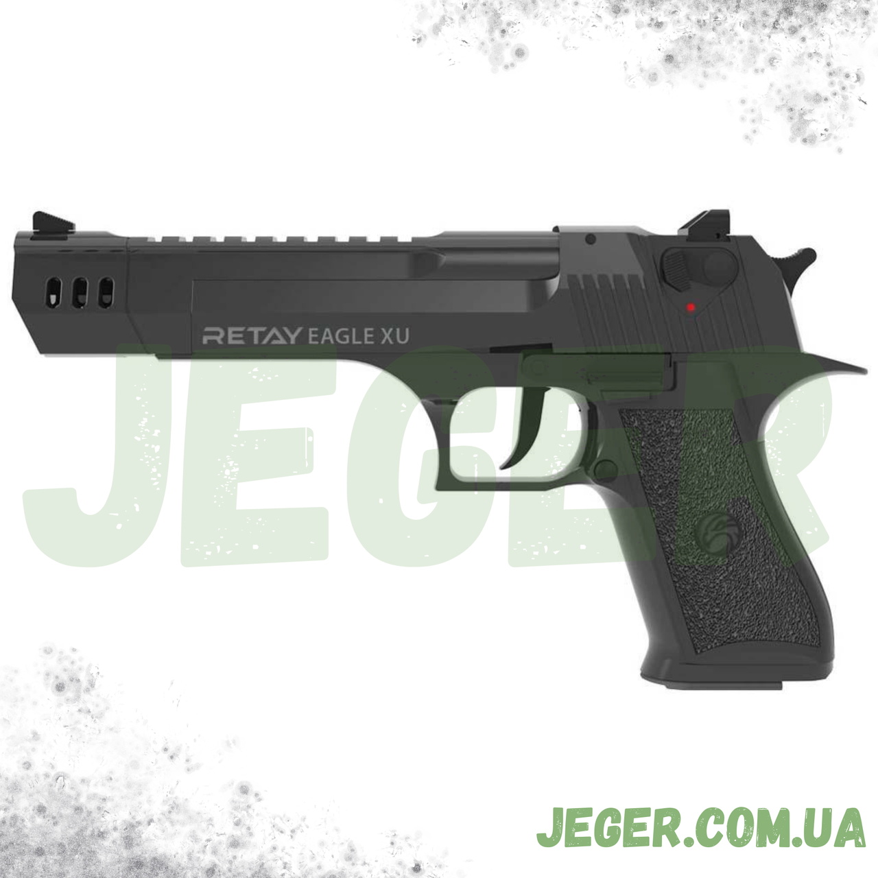 Стартовий сигнальний пістолет Retay Arms Eagle XU Black 9мм, шумовий пістолет Retay Arms Eagle XU Black