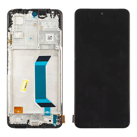 Дисплей XIAOMI Redmi Note 12 (4G) (2023) (IPS) з чорним тачскрином та рамкою, фото 1