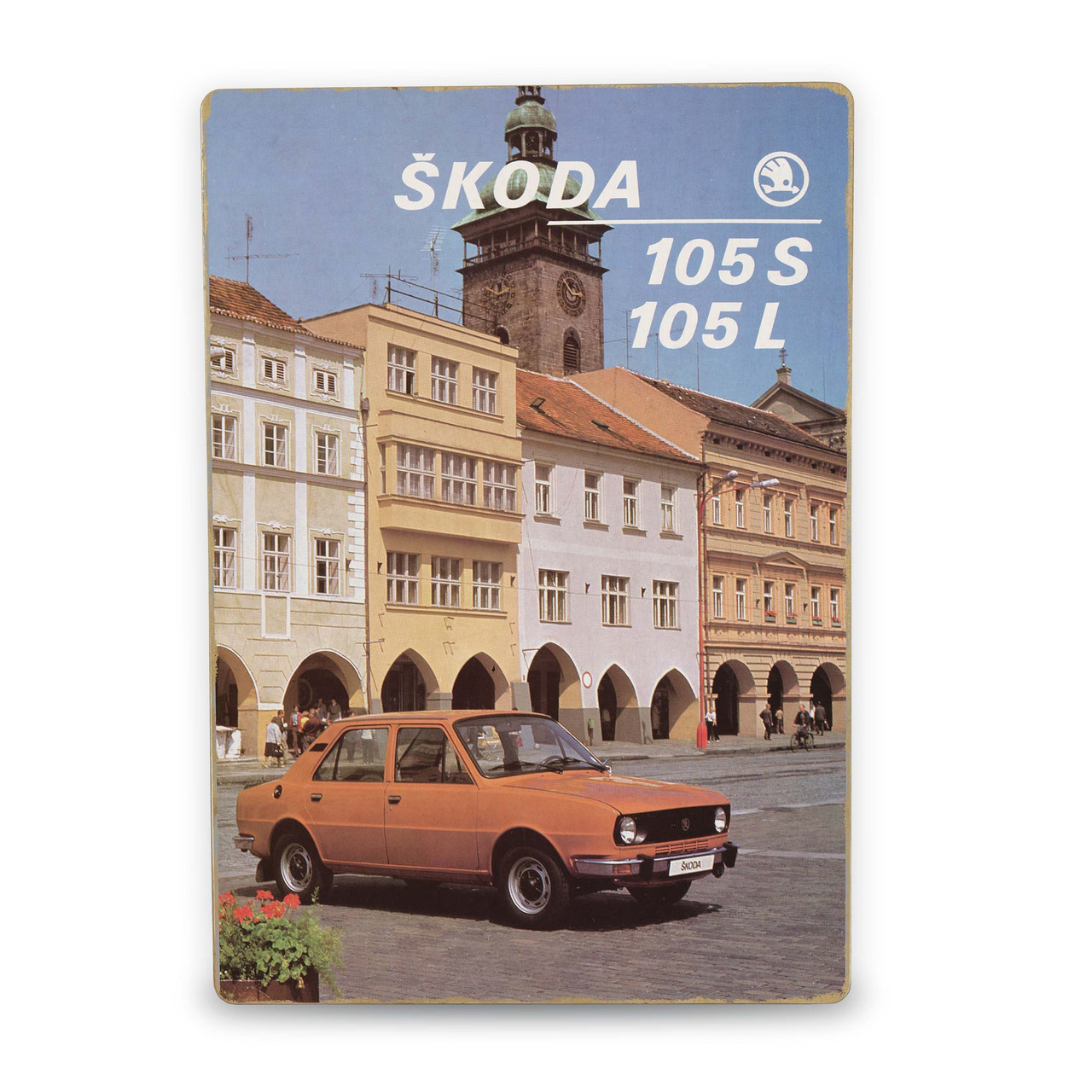 Дерев'яний Постер Car Skoda