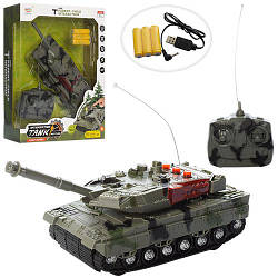 Танк дитячий 383-29A на радіокеруванні з пультом, світло, звук