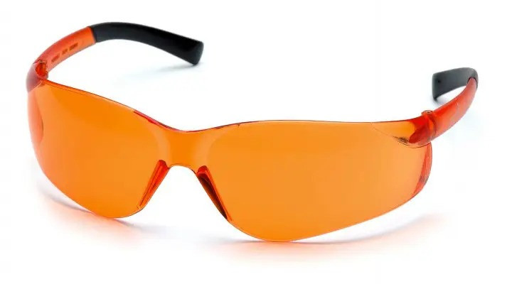 Окуляри захисні відкриті Pyramex Ztek (orange) жовтогарячі