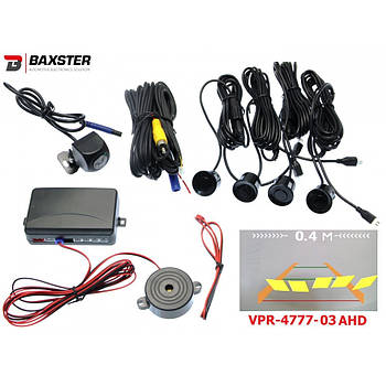 Парктронік Baxster VPR-4777-04 чорний + камера