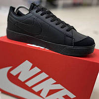 Кеды мужские черные Nike Blazer low (all black)