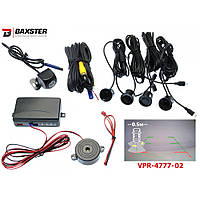 Парктроник Baxster VPR-4777-02 черный + камера 720p