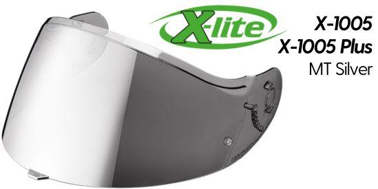 Візор для мотошоломів X-Lite X-1005/ Ultra Carbon, сріблястий MT Silver