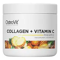 Для суставов и связок OstroVit Collagen + Vitamin C, 200 грамм Ананас(108841)