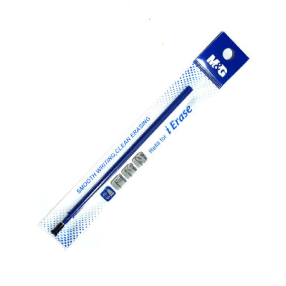 Стрижні пиши стирай гелеві MG для ручки самостиральної 0.5 сині 20 шт упаковка (AKR67K26), фото 1