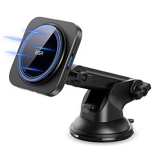 Магнітний автотримач ESR Dashboard Wireless Car Charger 10W (Halolock) Black (3C07200470107)