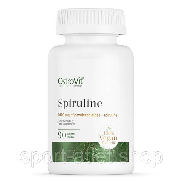 Натуральна добавка OstroVit Vege Spiruline, 90 таблеток