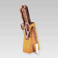 Набір кухонних ножів із підставкою 7 предметів Maestro MR-1401 Набір ножів із неіржавкої сталі