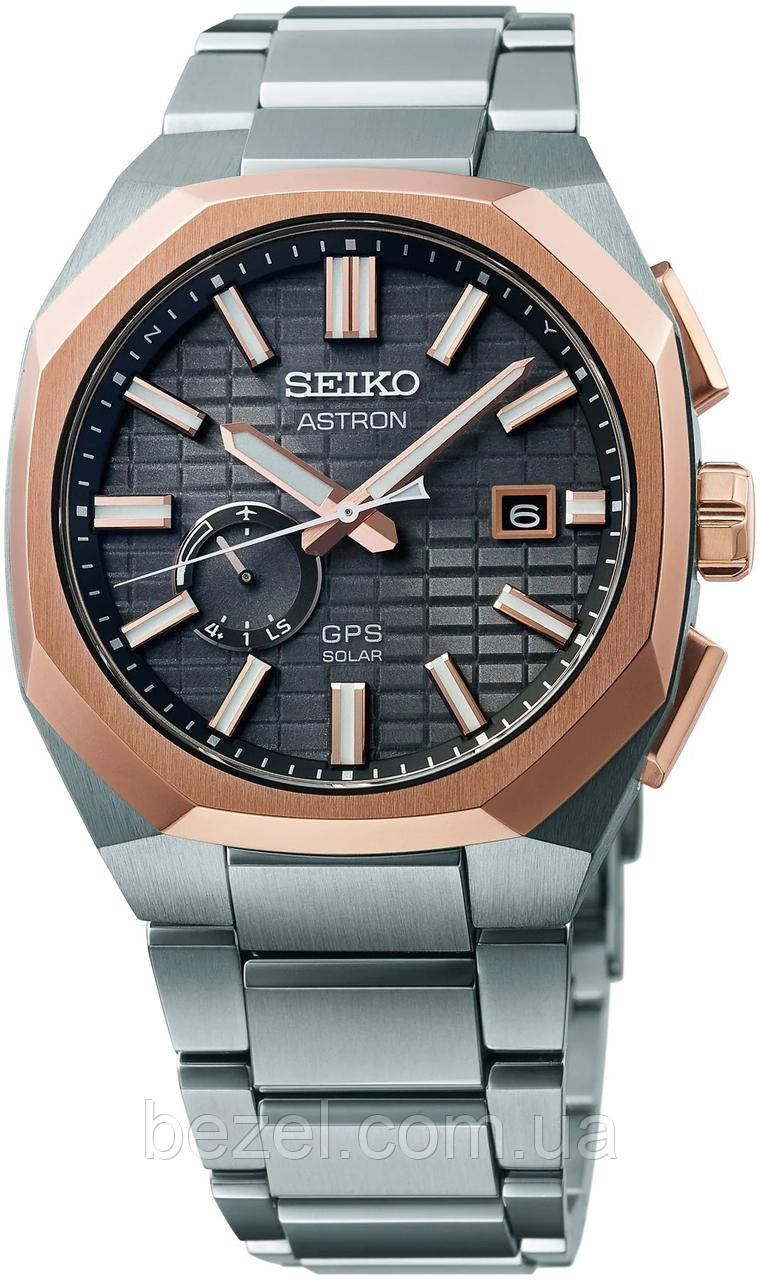 Чоловічий годинник Seiko Astron GPS Solar SSJ014 SSJ014J1 SBXD014