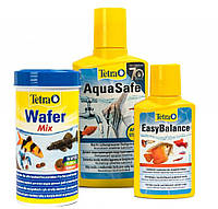 Набор Tetra Wafer Mix 250 ml+Aqua Safe 250 ml+Aqua Easy Balance 100 ml