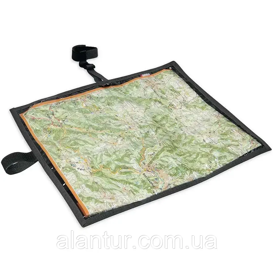 Чохол для карт Tatonka Mapper, вологозахисний та компактний з Velcro, прозорий вініл
