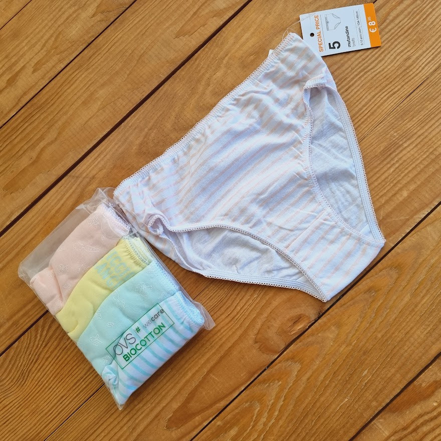 Комплект трусиків для дівчинки 5 штук, зріст 110-116 (5-6 років)