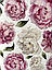 Набір вінілових міні наклейок Акварельні біло-рожеві півонії від 10 до 20 см наклейки квіти матова, фото 10