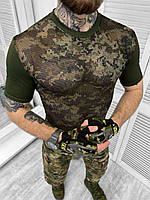 Тактична футболка сітка, військова футболка ЗСУ, футболка піксель для військових
