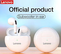 Бездротові навушники  Lenovo HT38 b блютуз з мікрофоном Bluetooth 5,0 білі