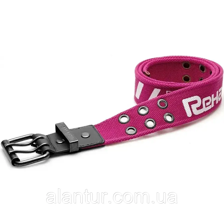 Ремінь Rehall Buckle 115 см для активного способу життя, чорний-білий