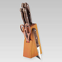 Набір кухонних ножів із підставкою 8 предметів Maestro MR-1406 Набір ножів із неіржавкої сталі