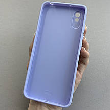 Чохол для Xiaomi Redmi 9A чохол бузковий мармур із захистом камери на телефон сяомі редмі 9а q7k, фото 3