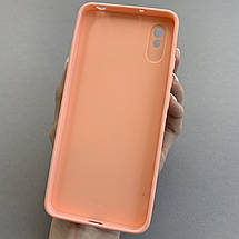 Чохол для Xiaomi Redmi 9A мрамуровий  чохол із захистом камери на телефон сяомі редмі 9а персиковий q7k, фото 3