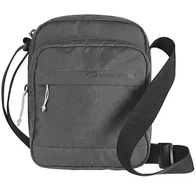 Сумка Lifeventure Recycled RFID через плече сірого кольору, вологозахисна, органайзер для карт